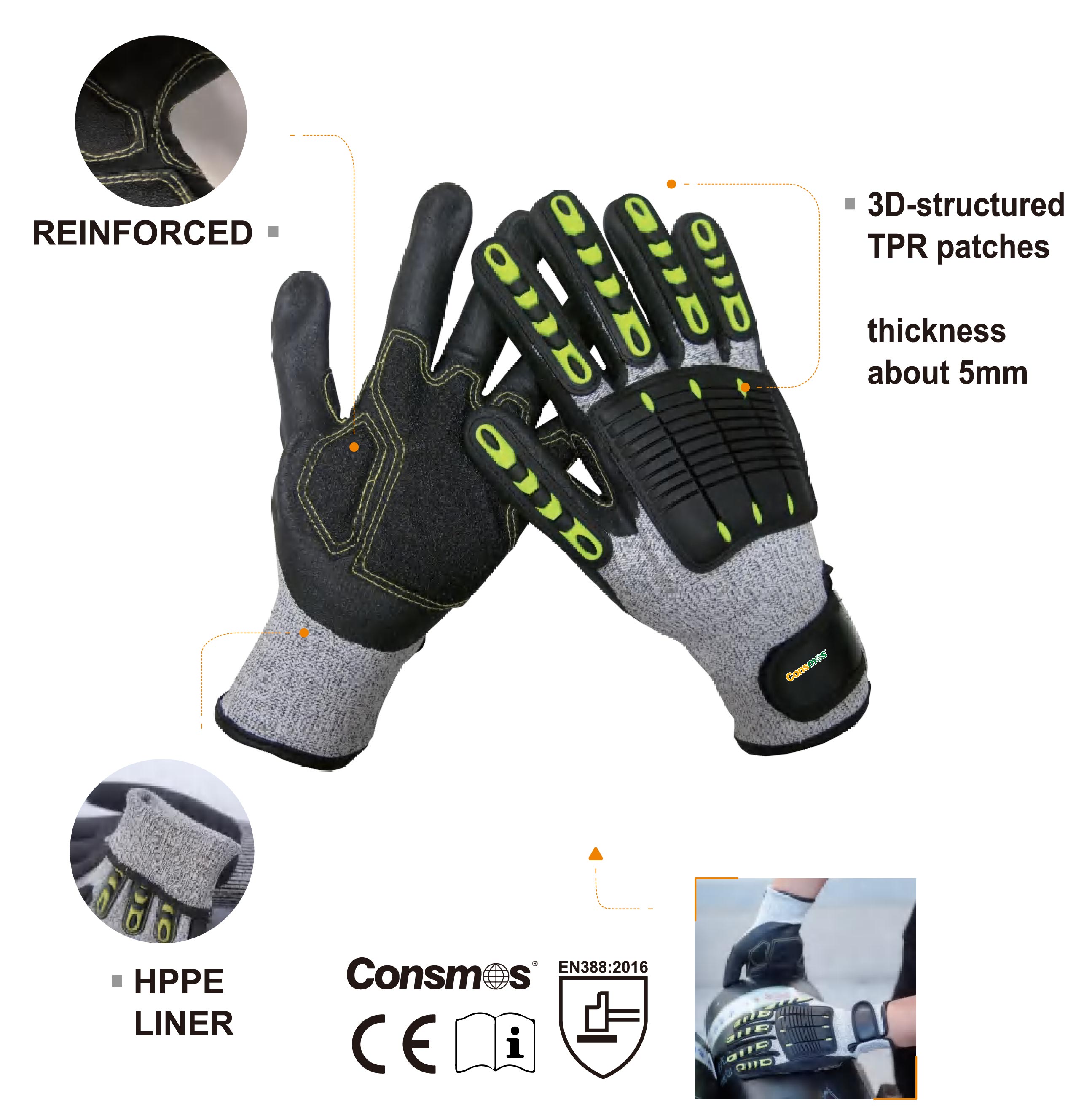 Special Function Series——Impact Resistant Gloves